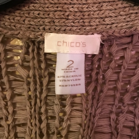 Chico’s loose knit cardigan - Picture 3 of 3